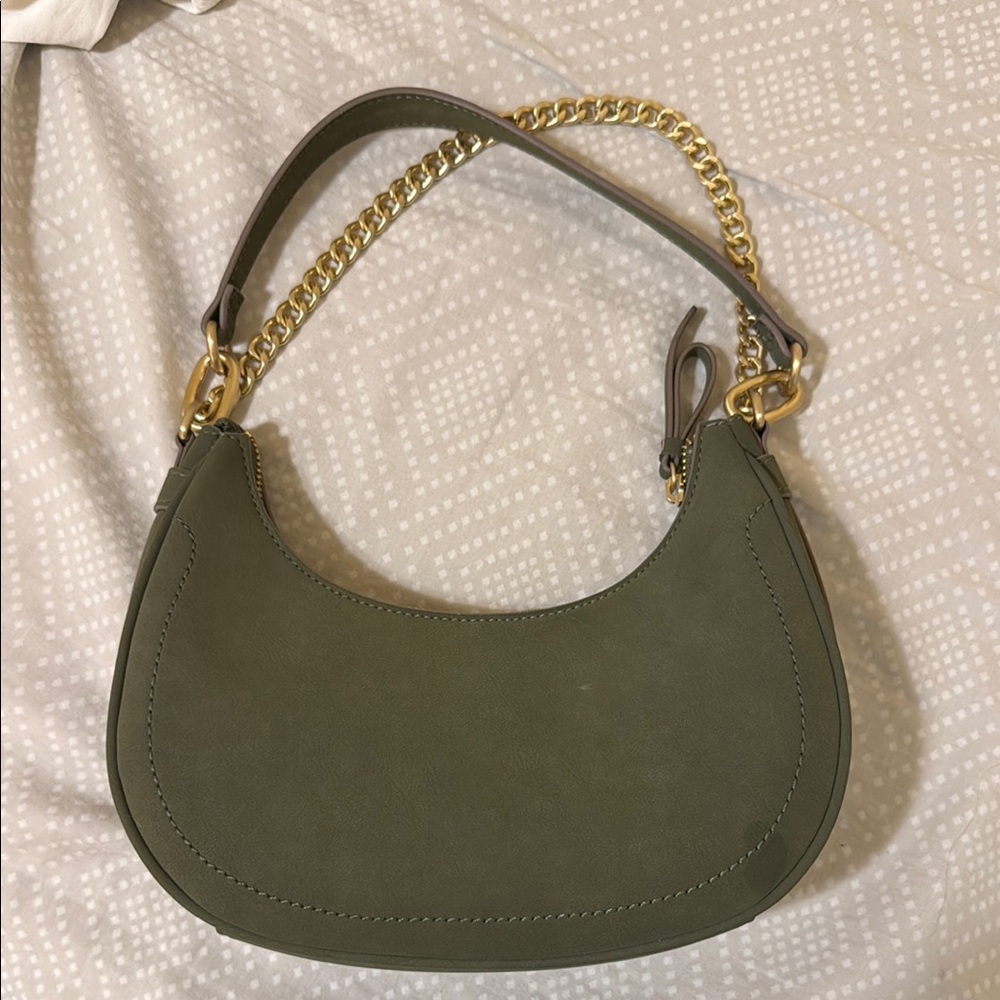 Elegant Green Chain Strap Women's Bag